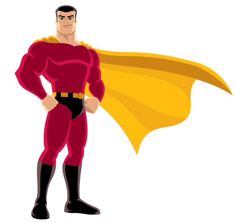 Superhero clipart images