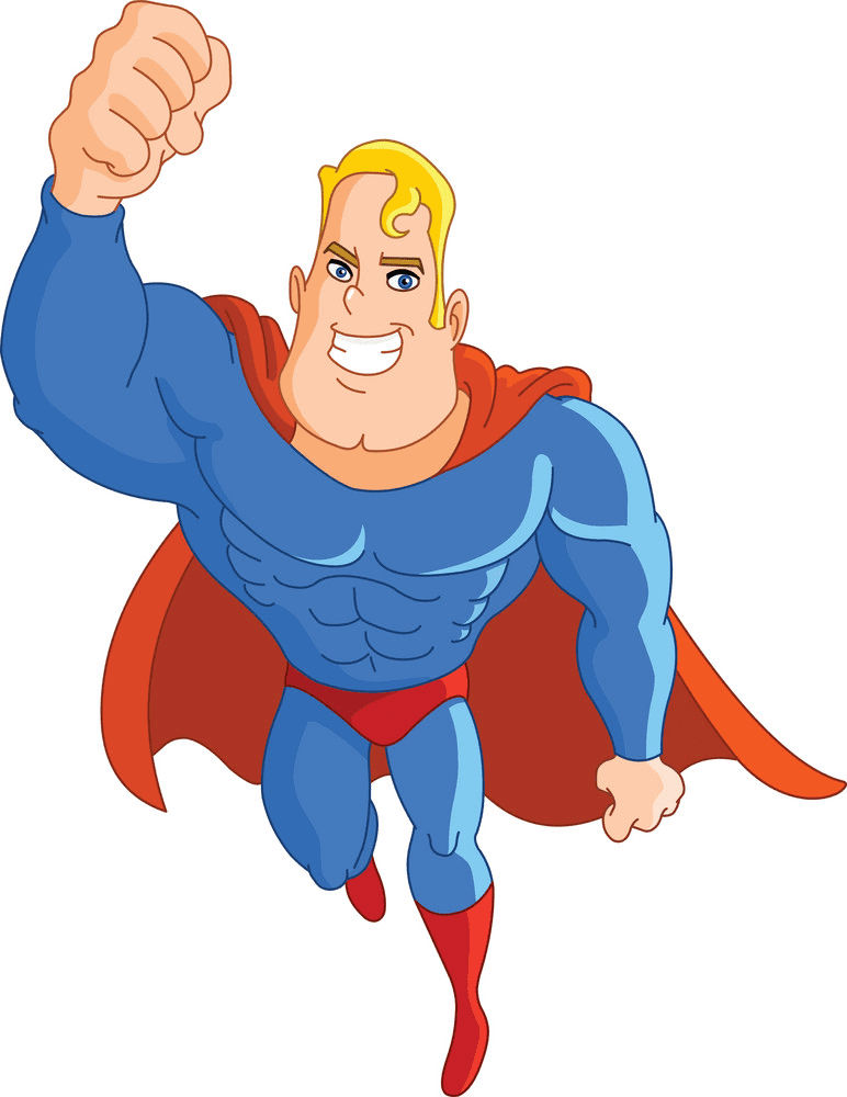 Superhero clipart png for kids