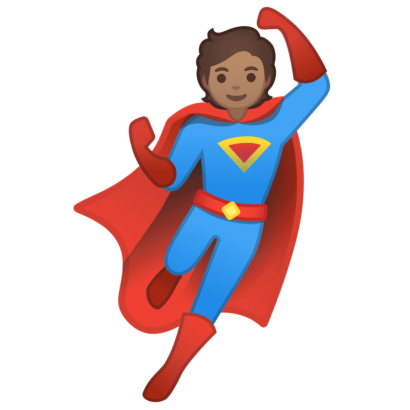 Superhero clipart transparent 1