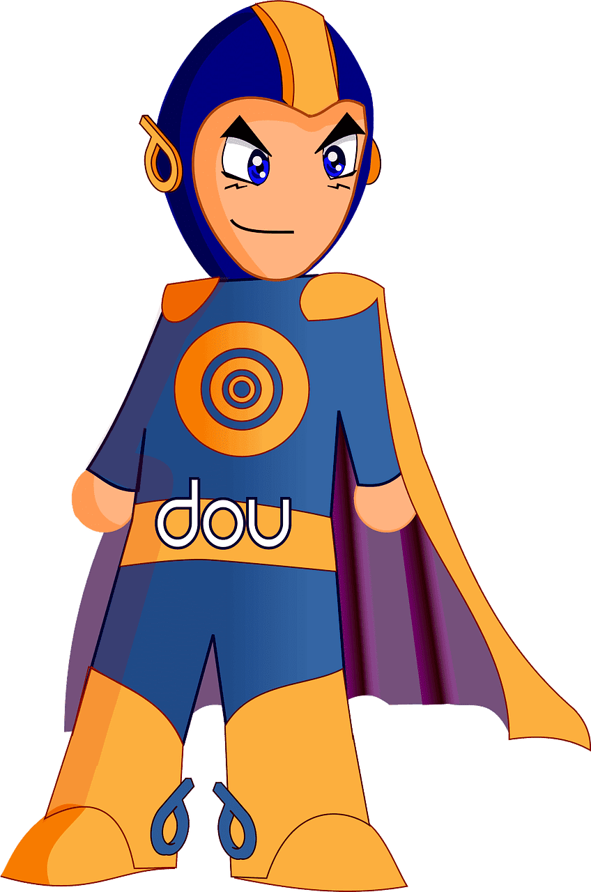 Superhero clipart transparent for kids