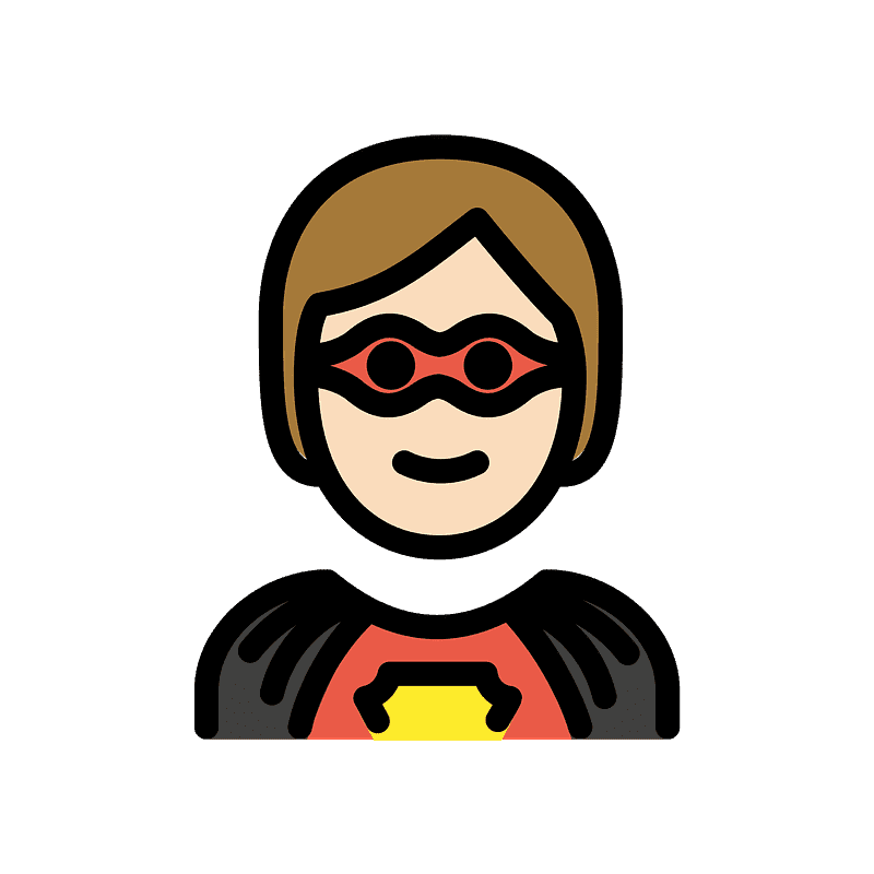 Superhero clipart transparent image