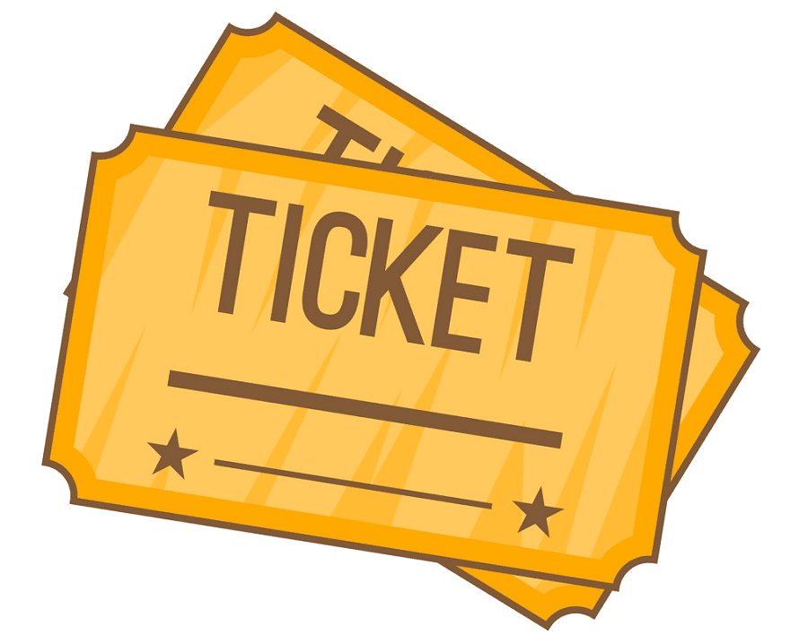 Ticket clipart 4
