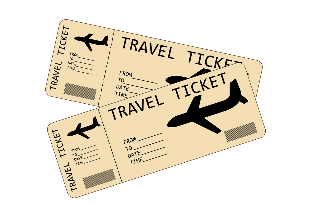 Ticket clipart free picture