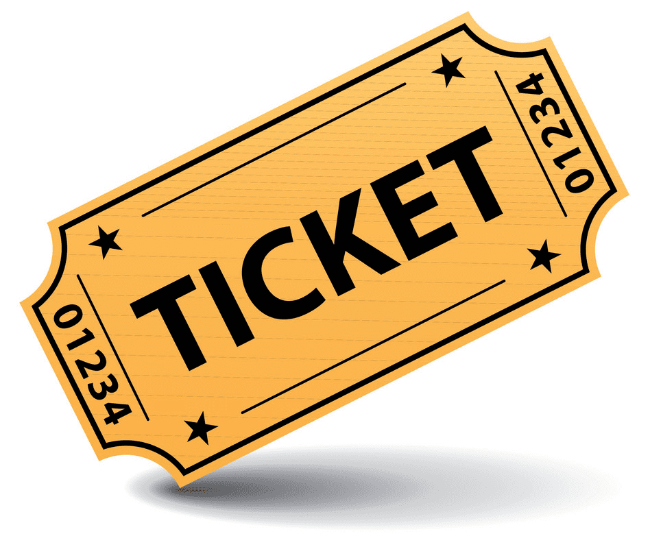 Ticket clipart free