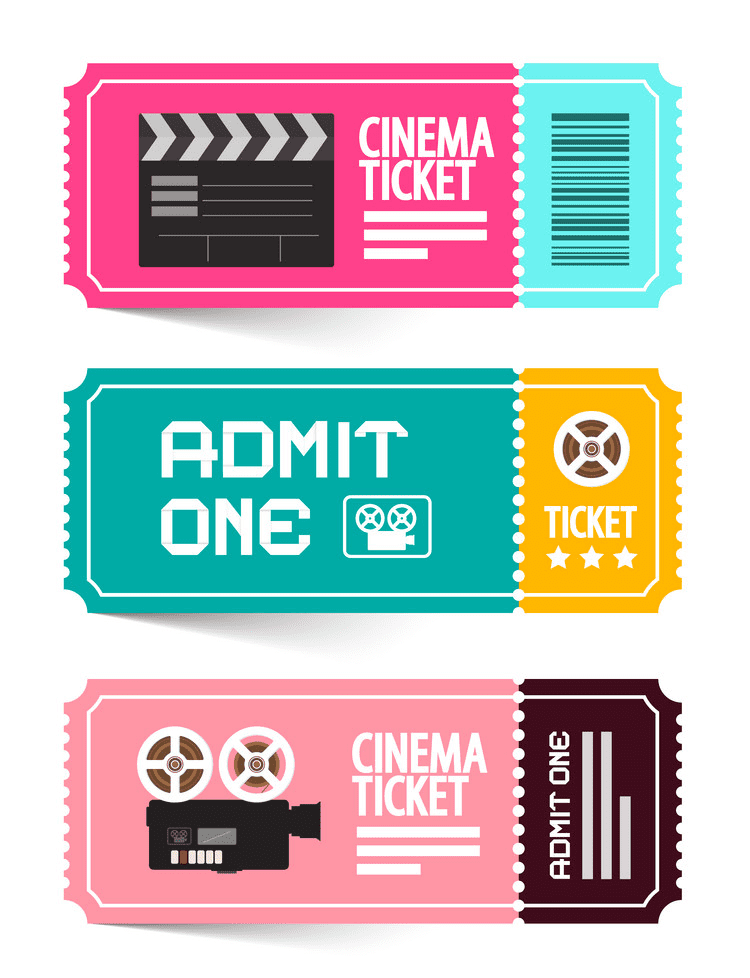 Ticket clipart image