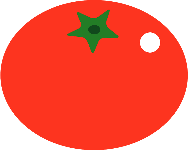 Tomato clipart transparent 8