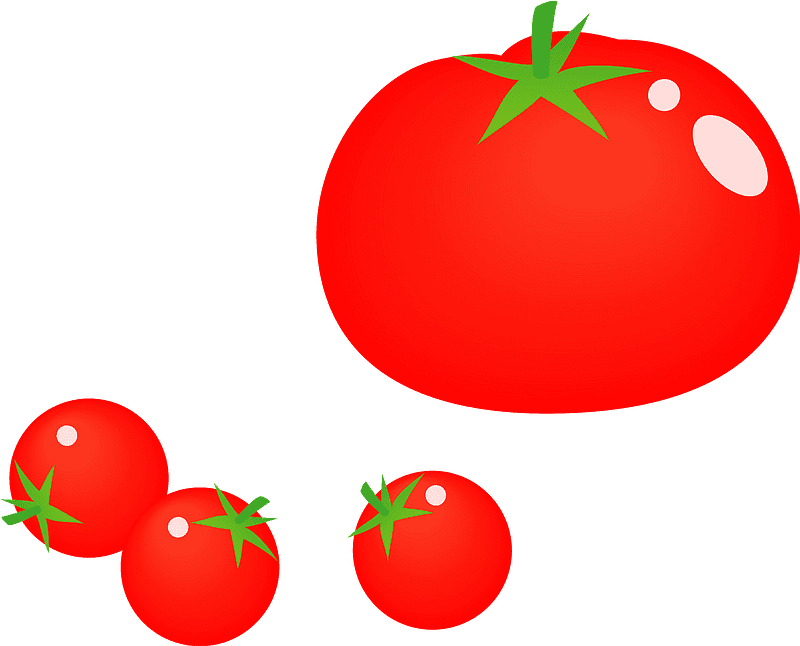 Tomatoes clipart transparent 2
