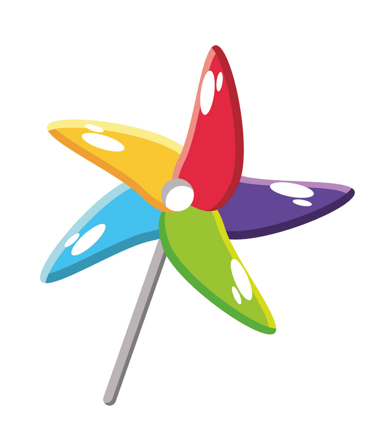 Toy Windmill clipart image