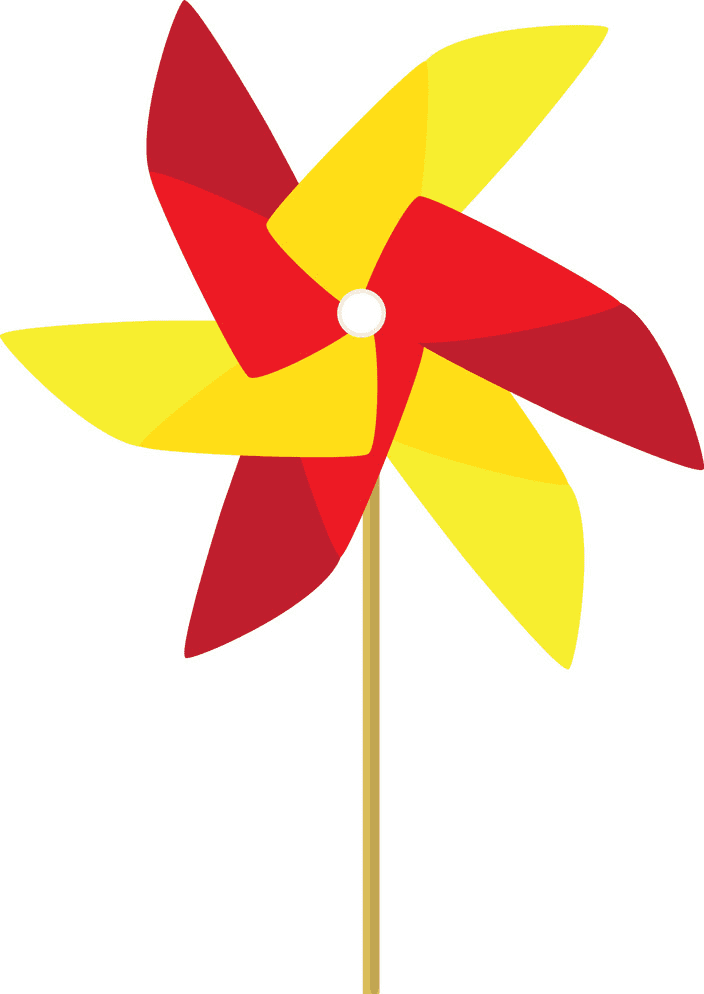 Toy Windmill clipart png