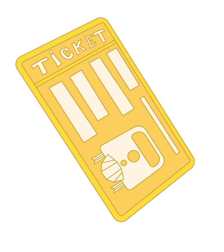 Train Ticket clipart png