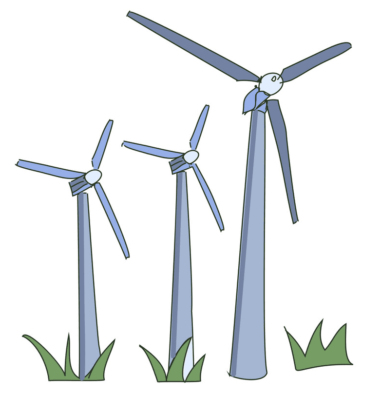 Windmill clipart for free