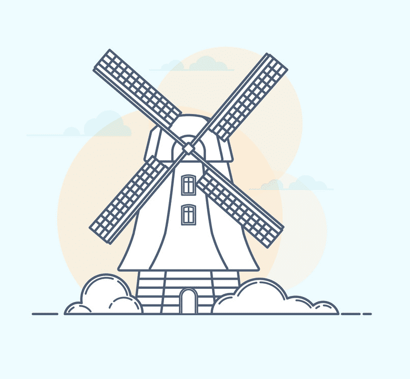 Windmill clipart png download