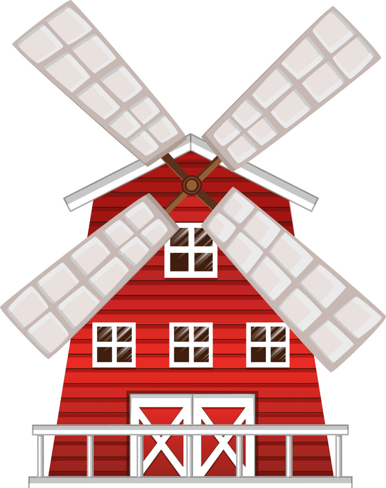 Windmill clipart png for kids