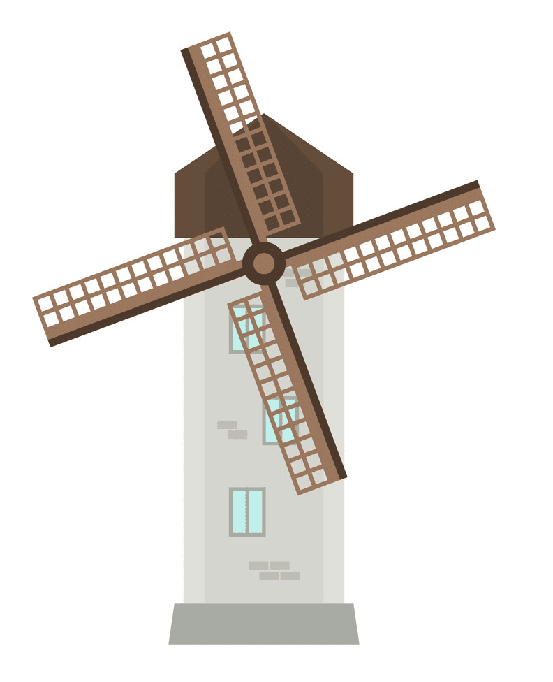 Windmill clipart png free