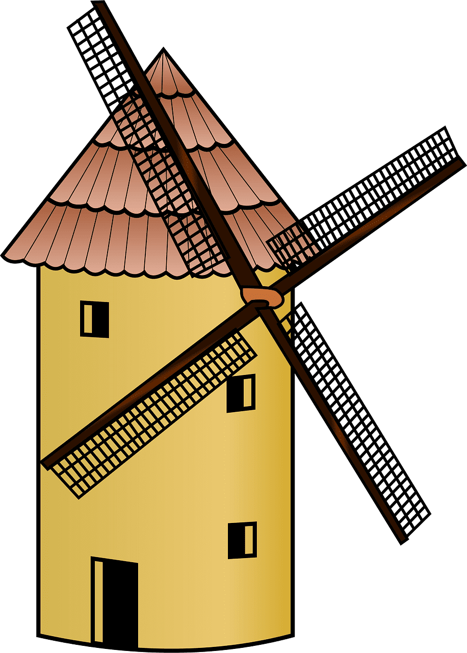 Windmill clipart transparent 4
