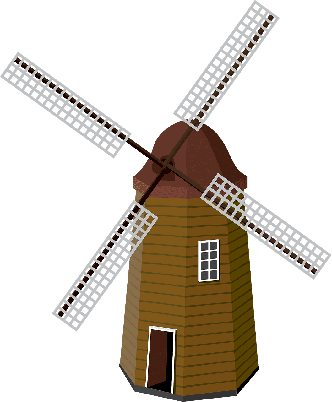 Windmill clipart transparent 6