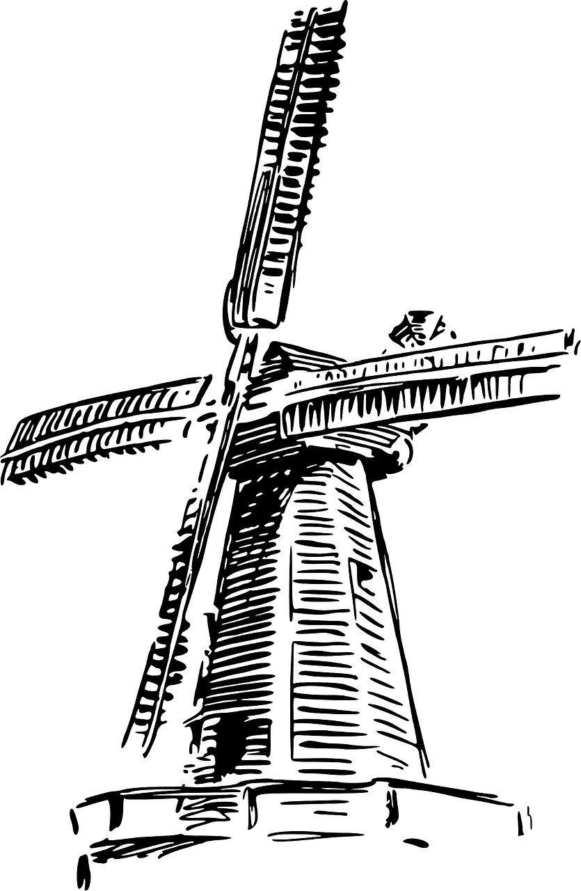 Windmill clipart transparent background 5