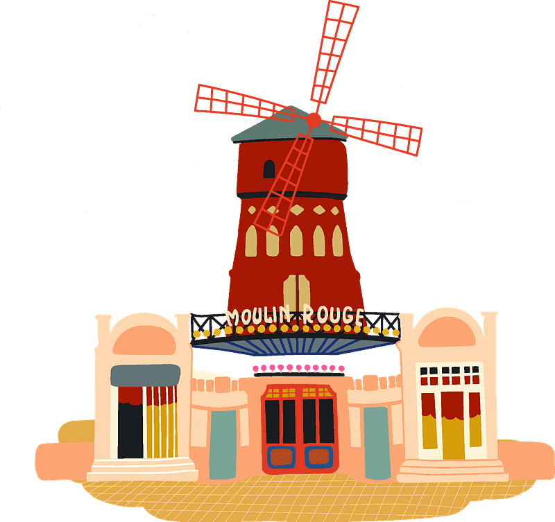 Windmill clipart transparent background 8