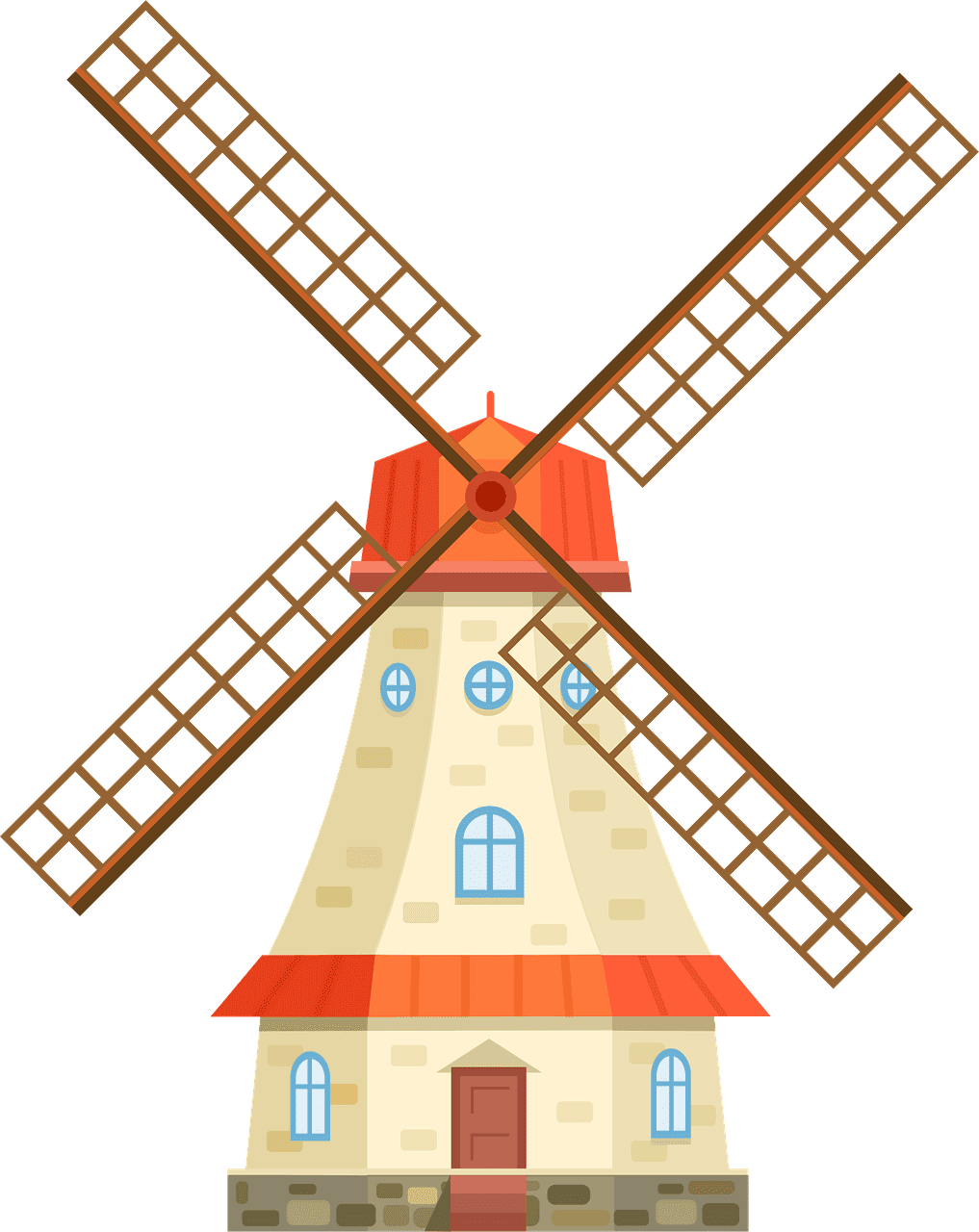 Windmill clipart transparent images