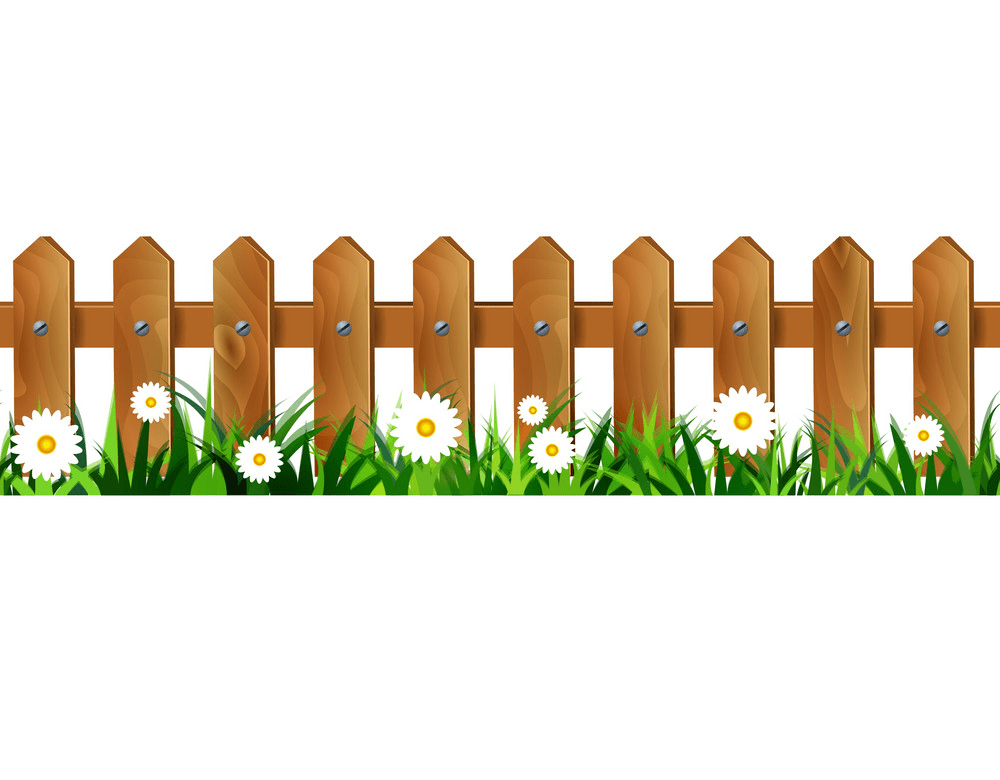 Wooden Fence clipart for free