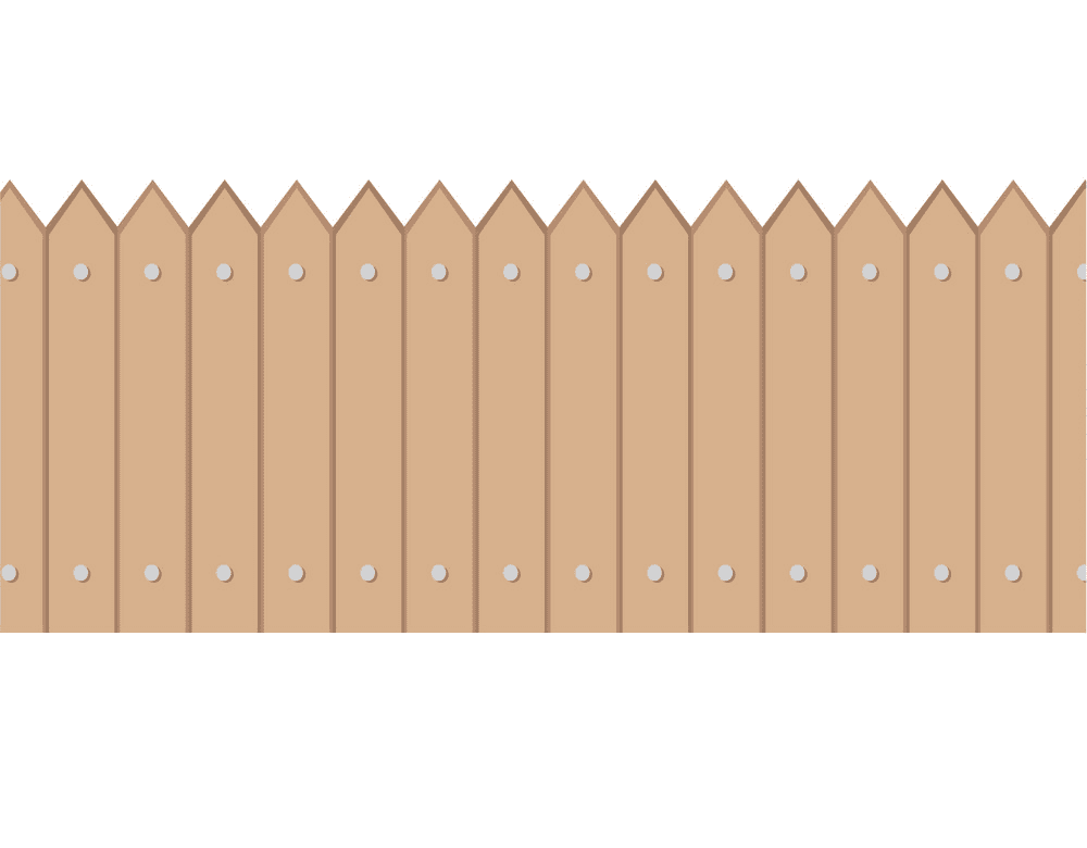 Wooden Fence clipart free image