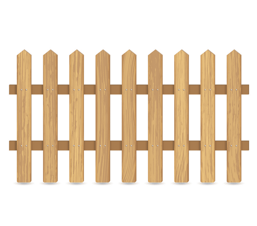 Wooden Fence clipart free images