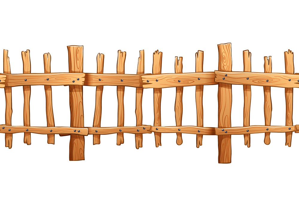 Wooden Fence clipart free picture