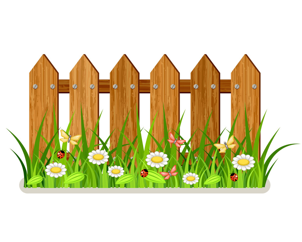 Wooden Fence clipart free