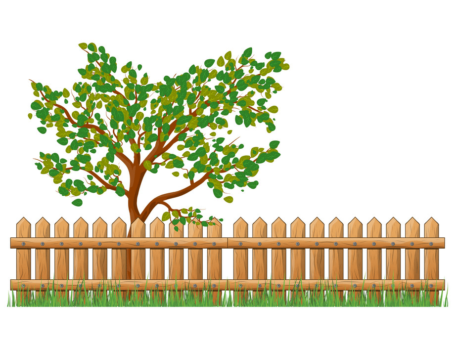 Wooden Fence clipart png download