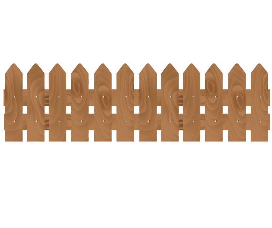 Wooden Fence clipart png for kids