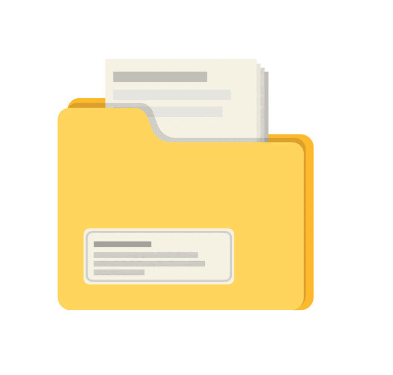 Yellow Folder clipart images
