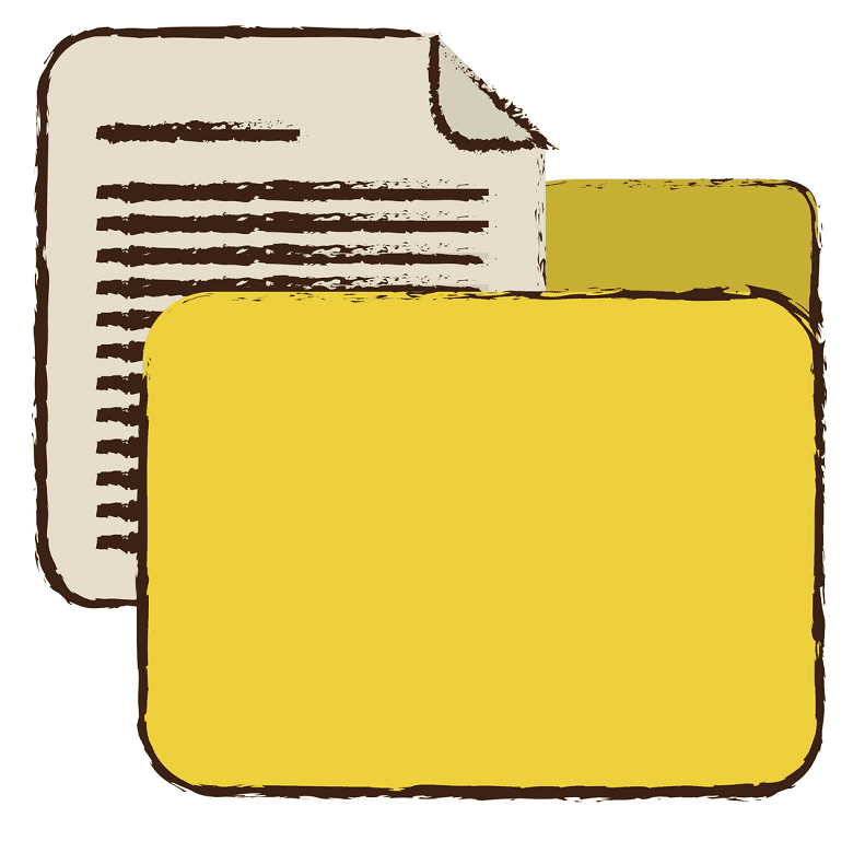 Yellow Folder clipart png