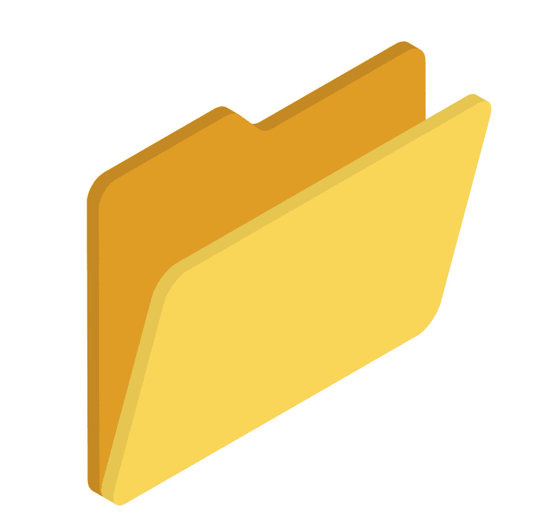 Yellow Folder clipart