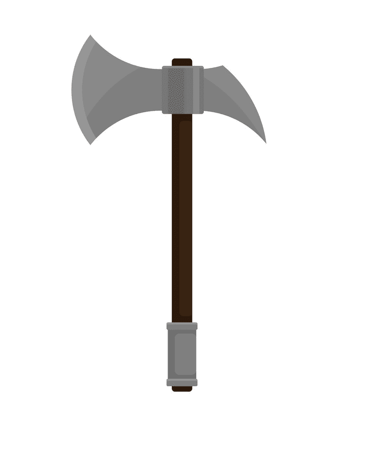 Battle Axe clipart png for kid