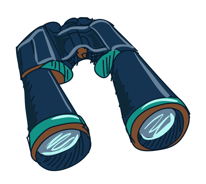Binoculars clipart free for kids