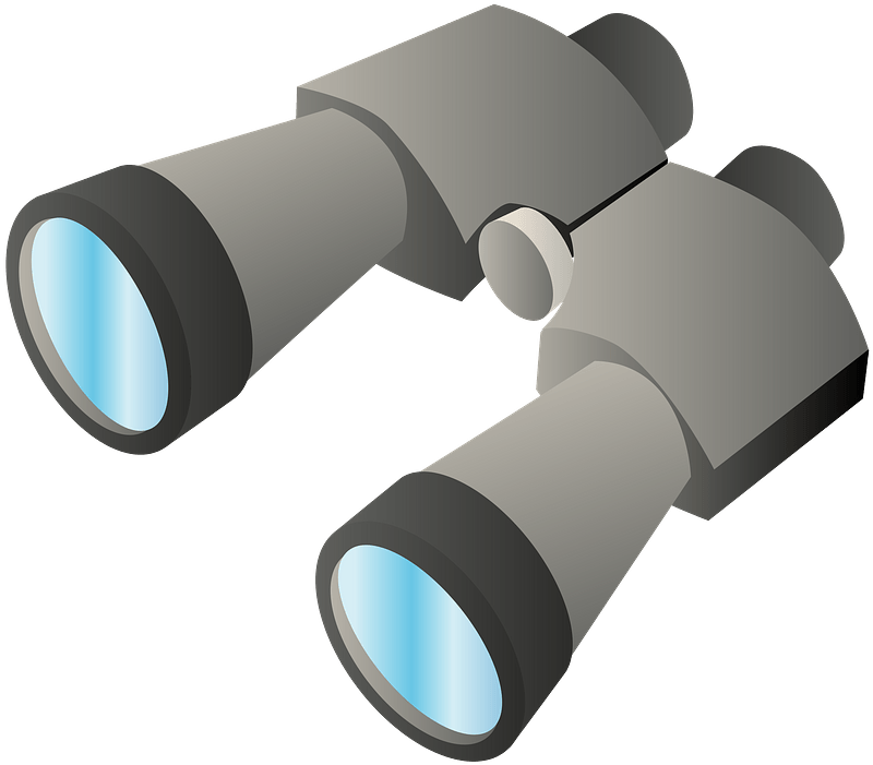 Binoculars clipart transparent for kid