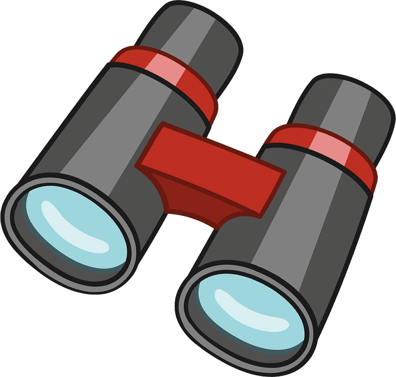 Binoculars clipart transparent free
