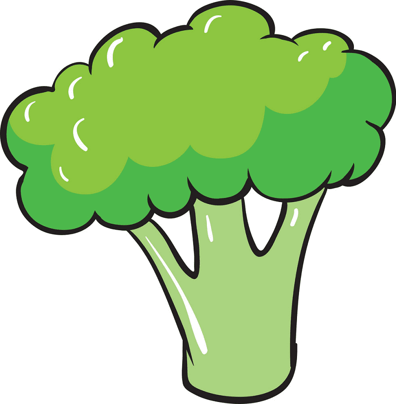 Broccoli clipart for kid