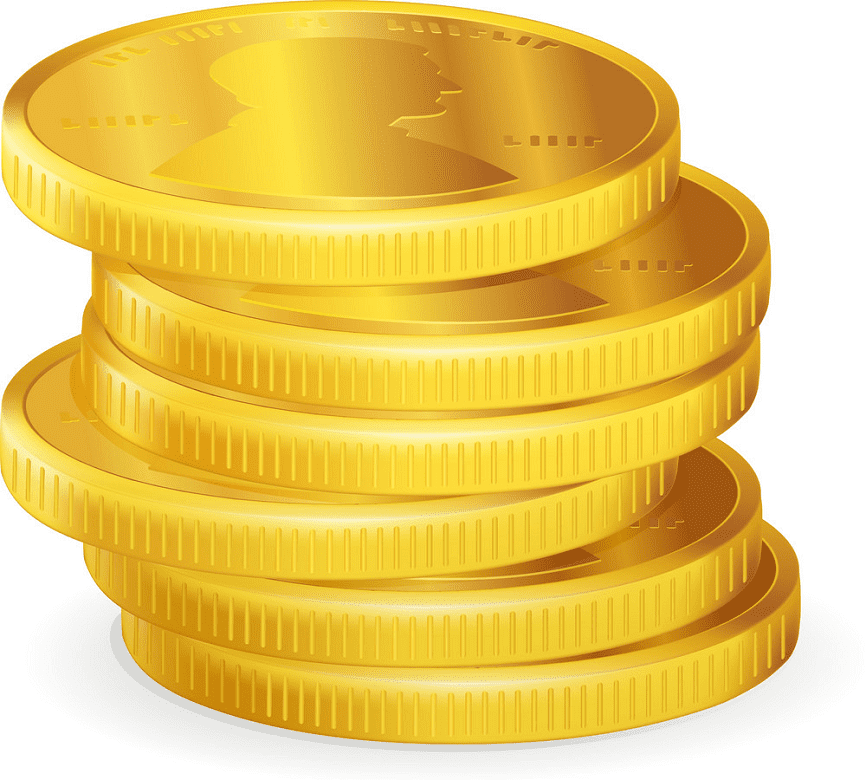 Coins clipart for free