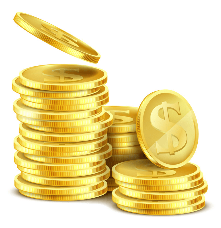 Coins clipart image