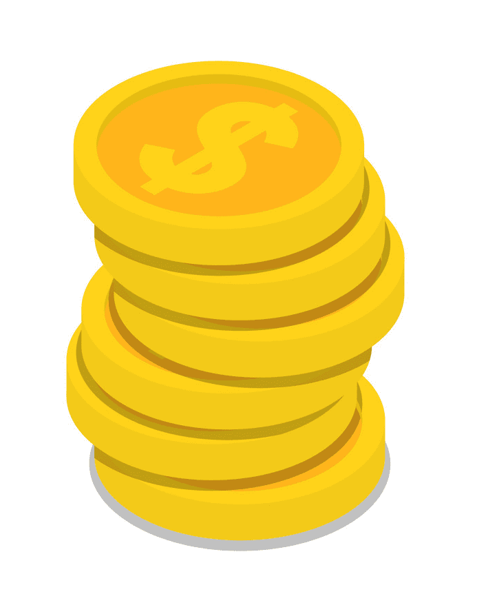 Coins clipart png image