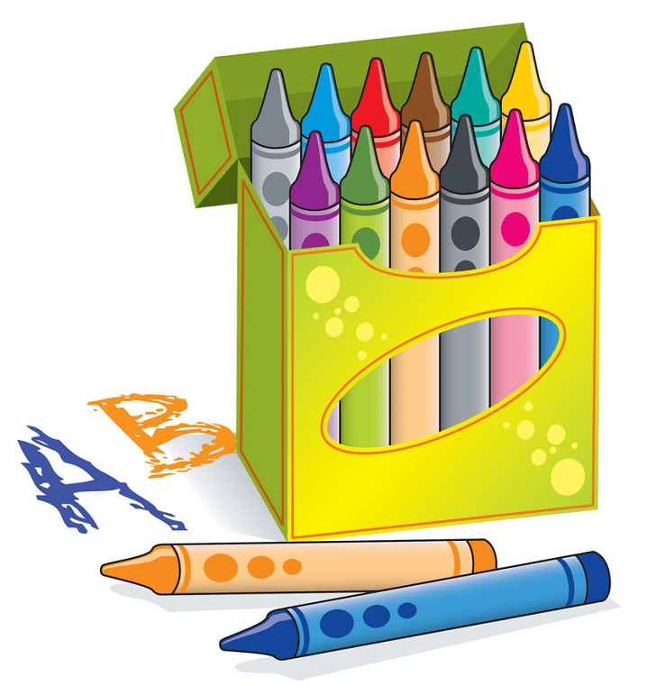 Crayon Box clipart free images