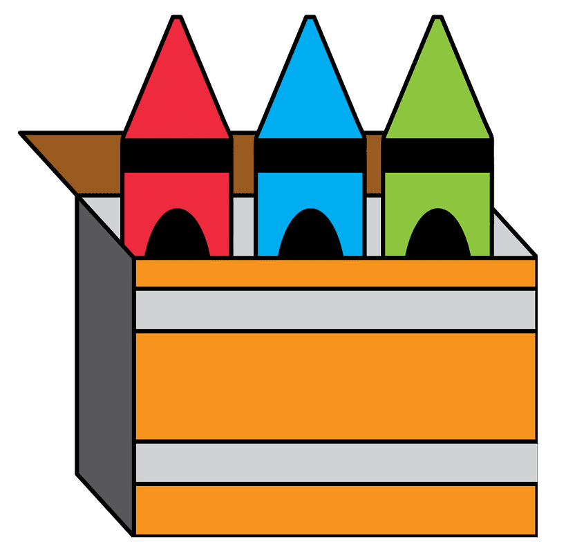Crayon Box clipart png images