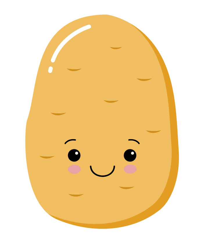 Cute Potato clipart free