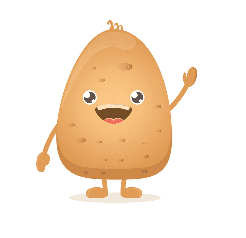 Cute Potato clipart image