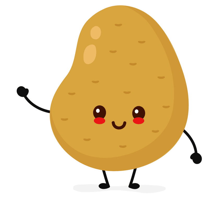 Cute Potato clipart