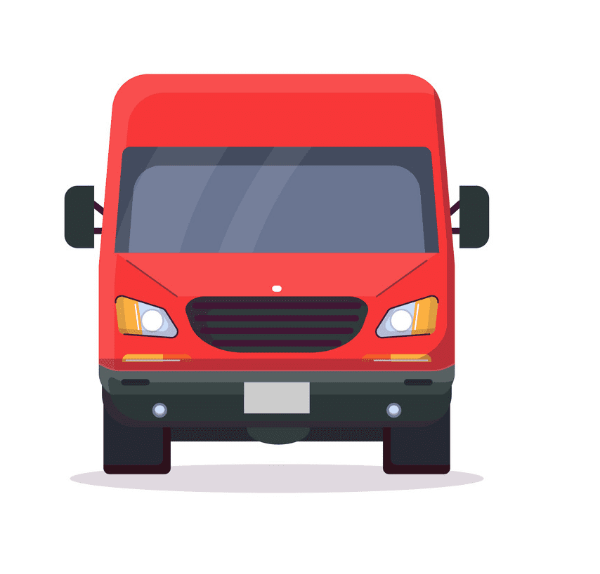 Delivery Van clipart for free