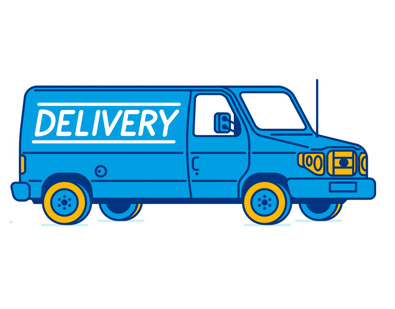 Delivery Van clipart picture