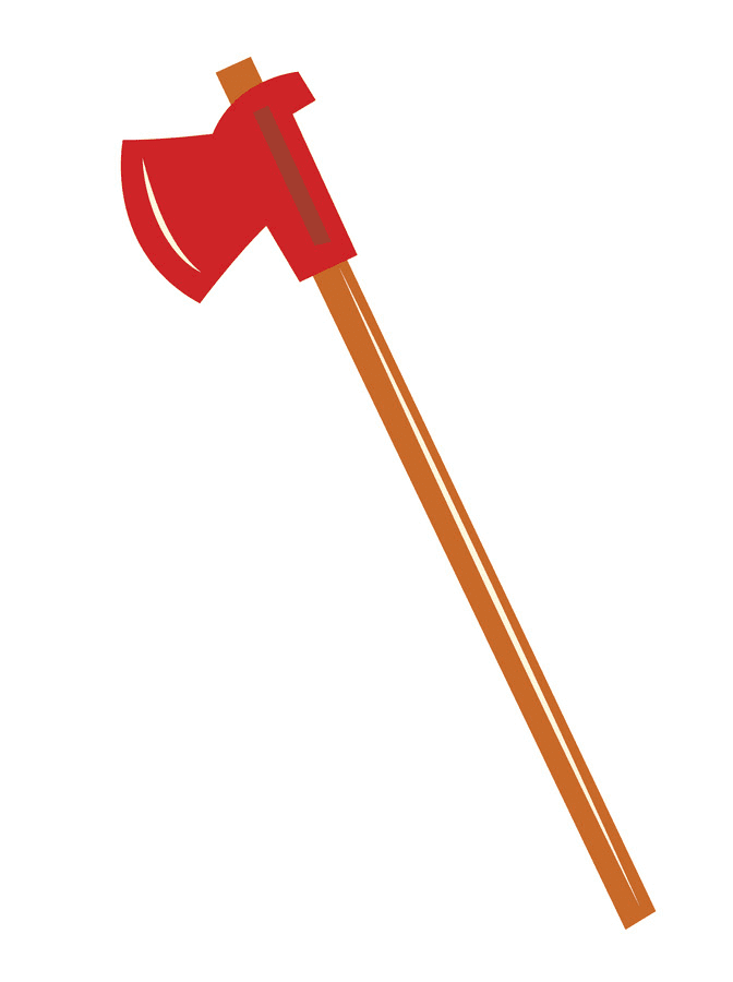 Firefighter Axe clipart free