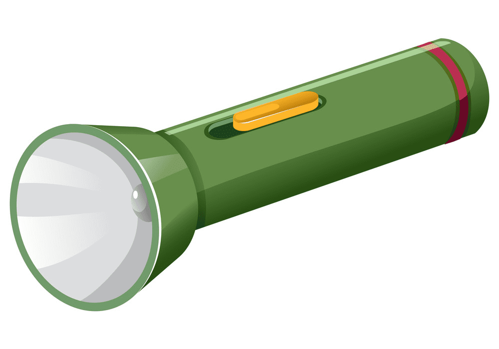 Flashlight clipart 7